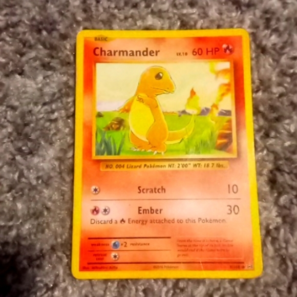 1995 pokemon charmander card PSA (NM 7) Charmander (1st Edition) #50 main image 1